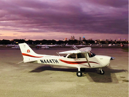 Cessna Citation in flight