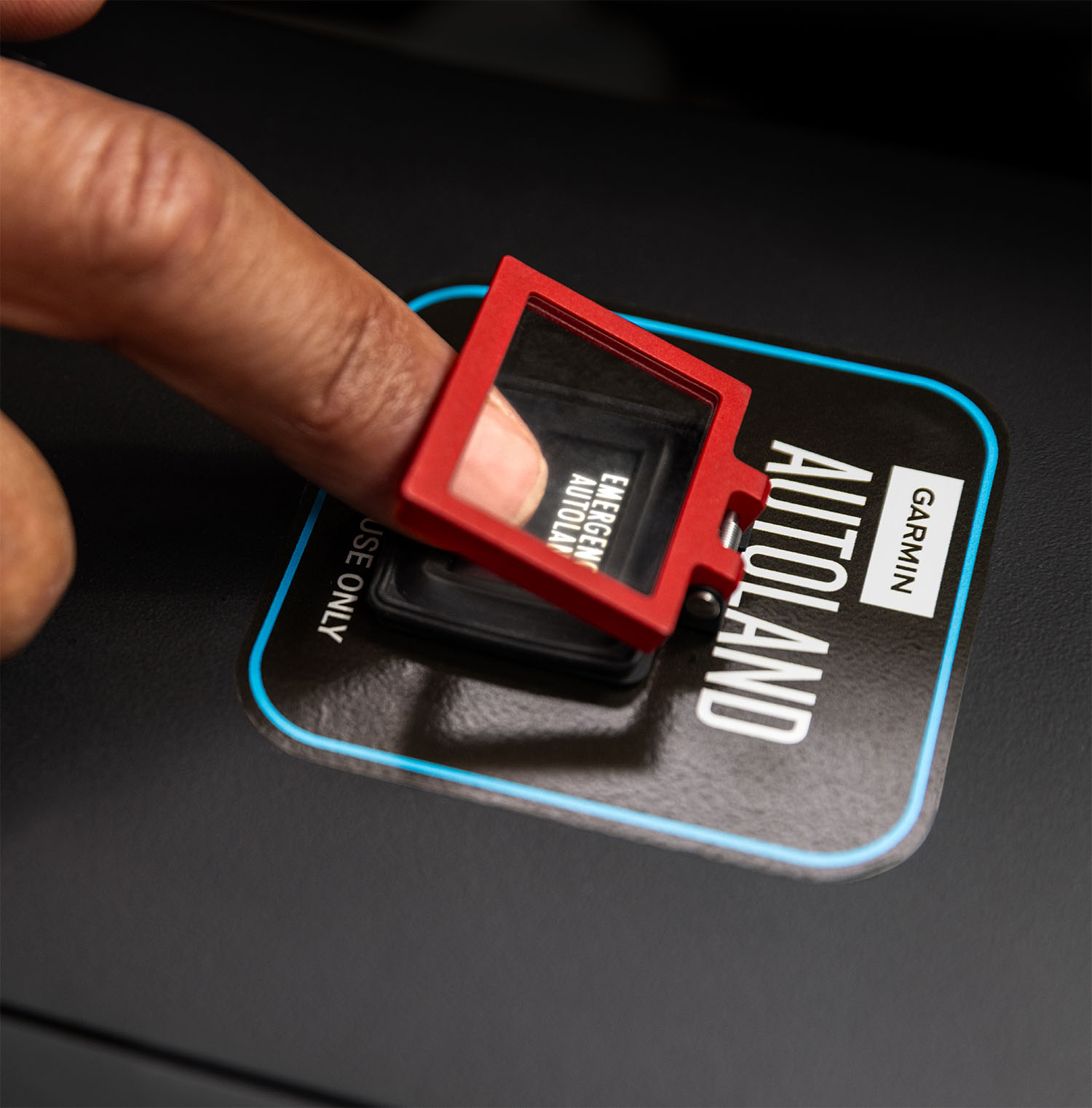 King Air Autoland button.